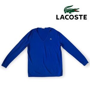 Lacoste Womens V-Neck Sweater